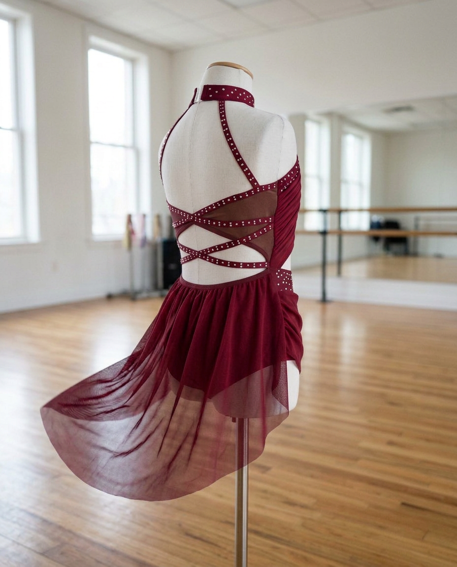 Moonlight Lyrical Tutu Dress – Sheer Mesh Recital Costume