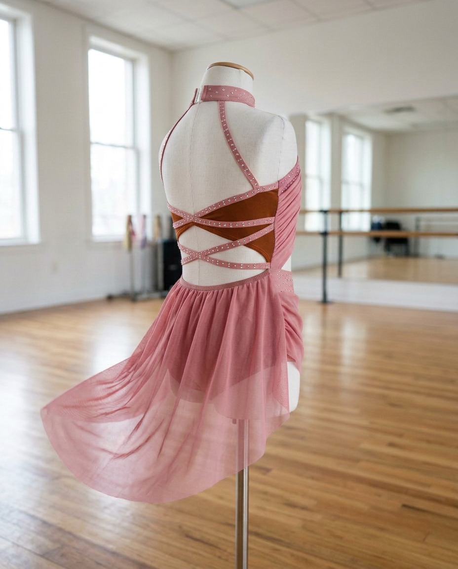 Moonlight Lyrical Tutu Dress – Sheer Mesh Recital Costume