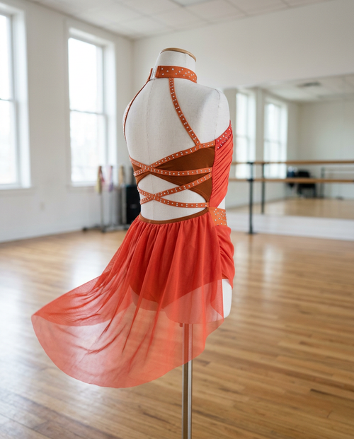 Moonlight Lyrical Tutu Dress – Sheer Mesh Recital Costume