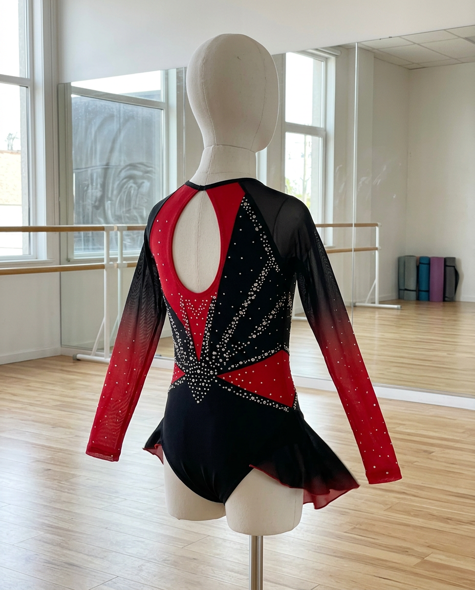Stella Sparkle Competition Leotard – Shiny Rhinestone Bodysuit
